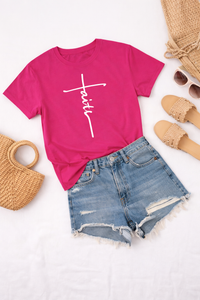 Load image into Gallery viewer, Faith Cross T-Shirt