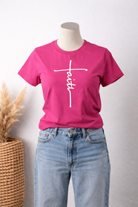 Load image into Gallery viewer, Faith Cross T-Shirt