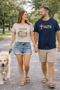 Load image into Gallery viewer, Faith Can Move Mountains T-Shirt