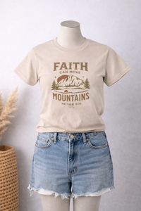 Load image into Gallery viewer, Faith Can Move Mountains T-Shirt