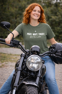 Load image into Gallery viewer, Pray Wait Trust T-Shirt