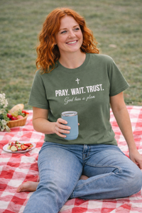 Load image into Gallery viewer, Pray Wait Trust T-Shirt