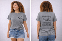 Load image into Gallery viewer, Walking By Faith Tripping Constantly T-Shirt